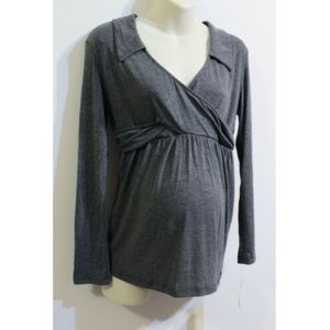 Maternity Nursing Wrap Top Size L